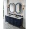 James Martin Vanities Brittany 72in Double Vanity, Victory Blue w/ 3 CM Eternal Jasmine Pearl Quartz Top 650-V72-VBL-3EJP - alternate 5